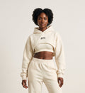 women's micro-cropped hoodie